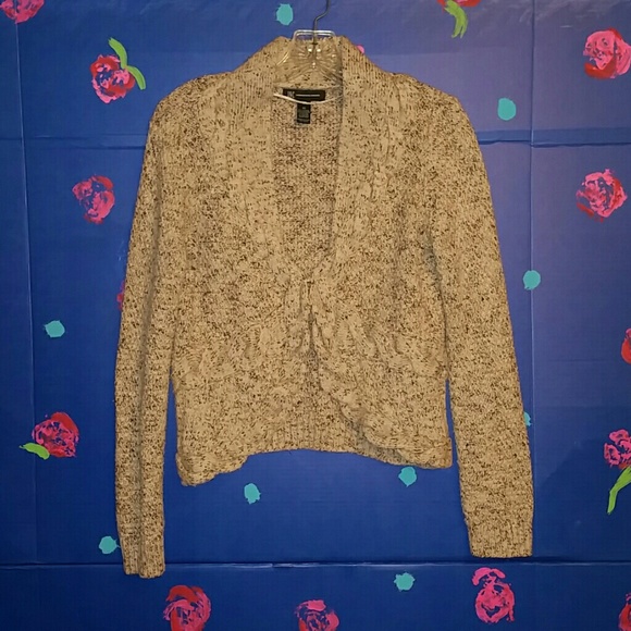 INC Oatmeal Cardigan Sweater Size XS - Picture 2 of 5